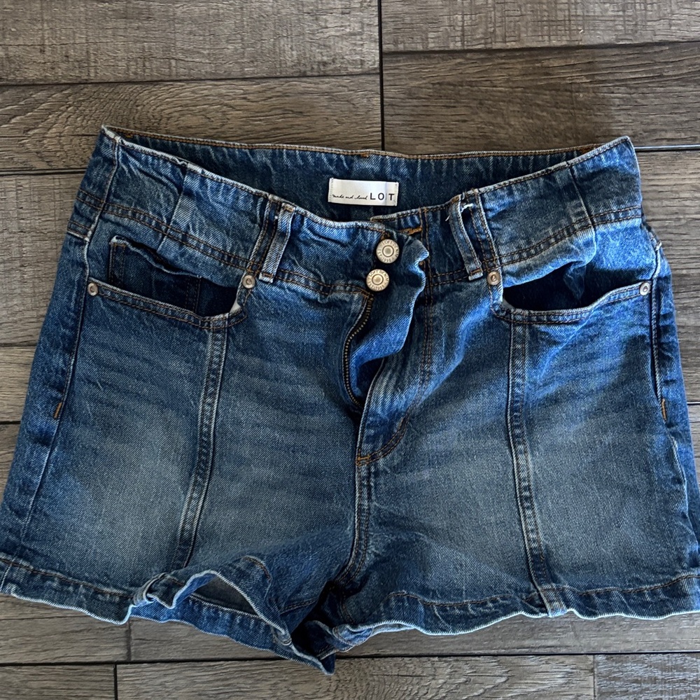 LOFT Dark Blue Jean Shorts